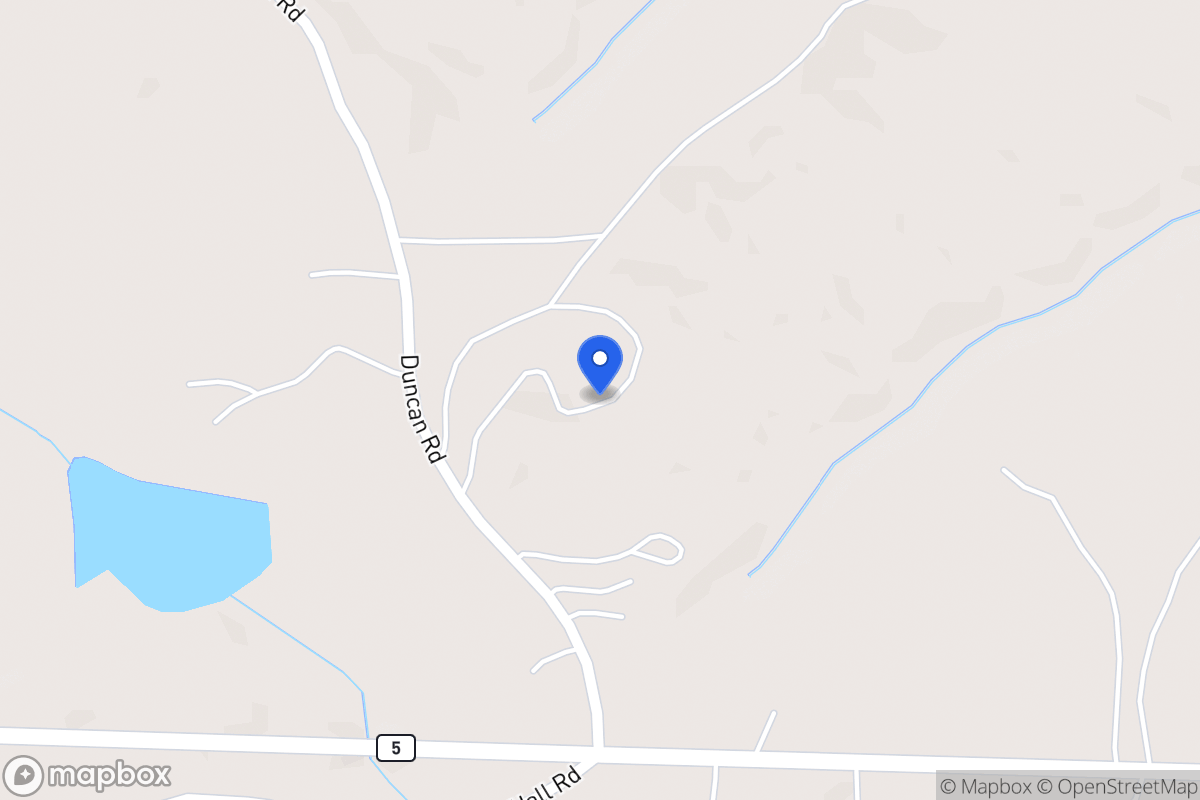 Map of 1052 Duncan Rd