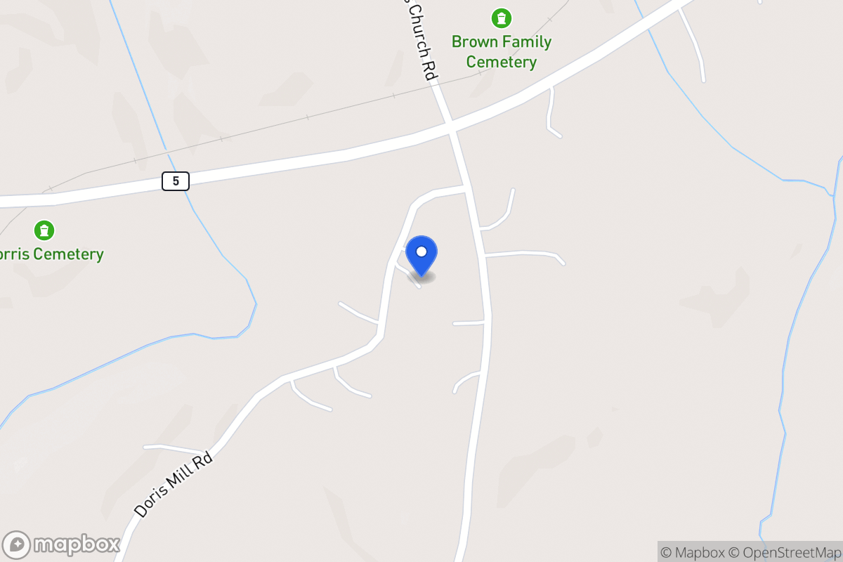 Map of 56 Doris Mill Rd
