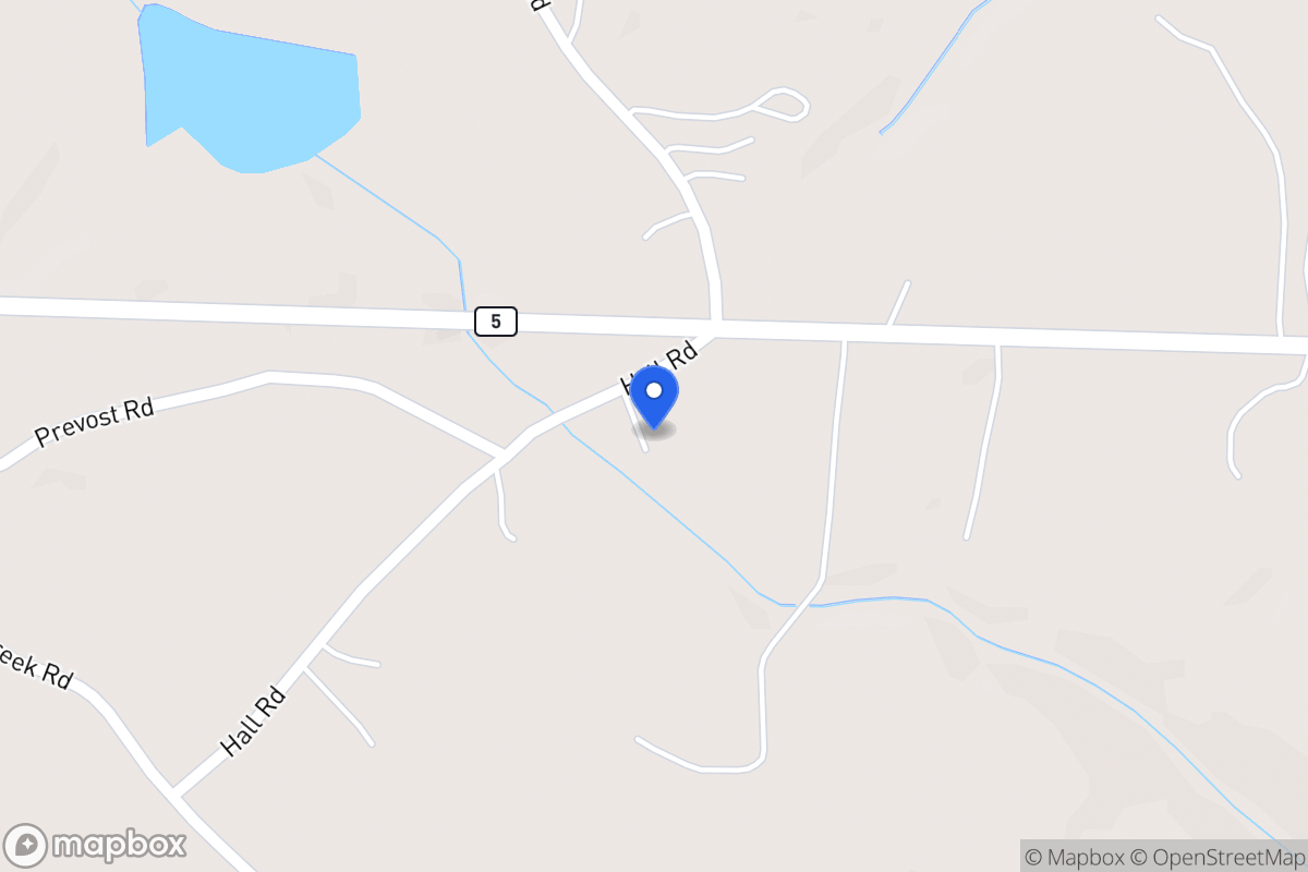 Map of 20 Hall Rd