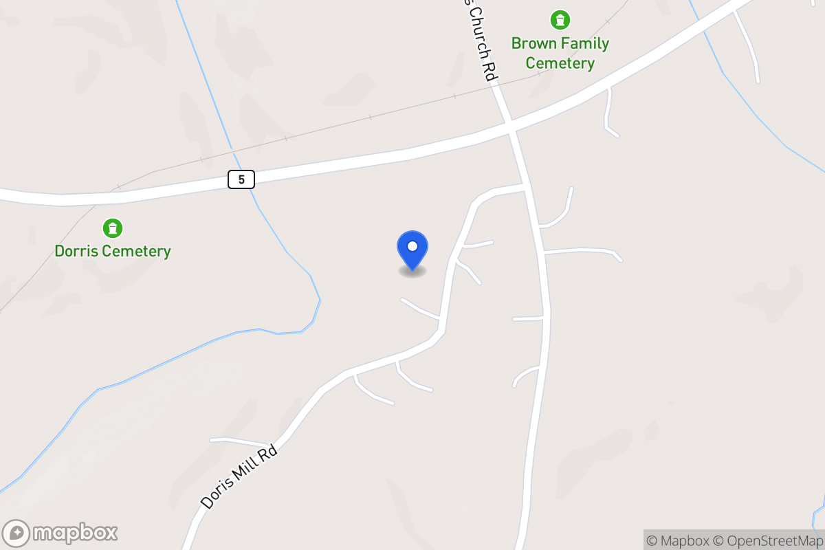 Map of 77 Doris Mill Rd