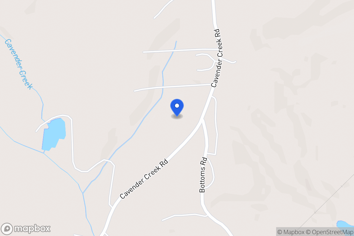 Map of 501 Cavender Creek Rd