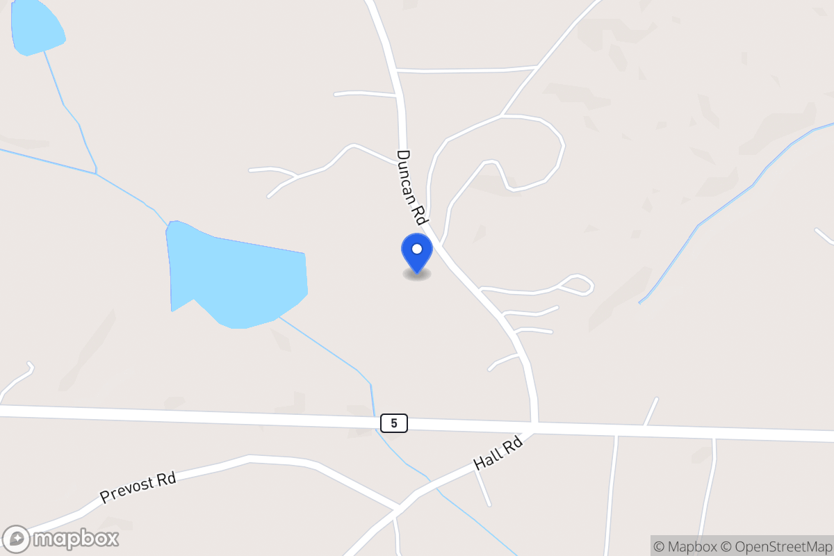 Map of 1033 Duncan Rd