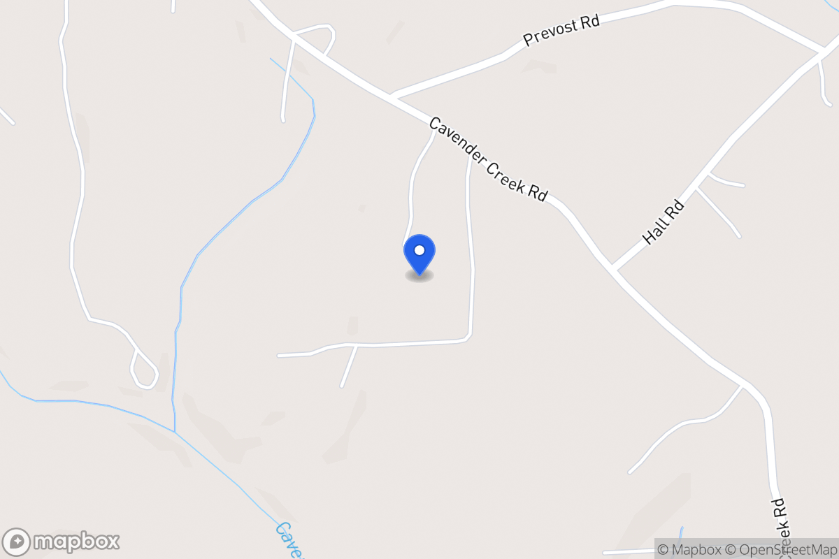 Map of 131 Cavender Creek Rd
