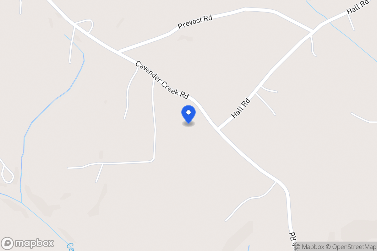 Map of 225 Cavender Creek Rd