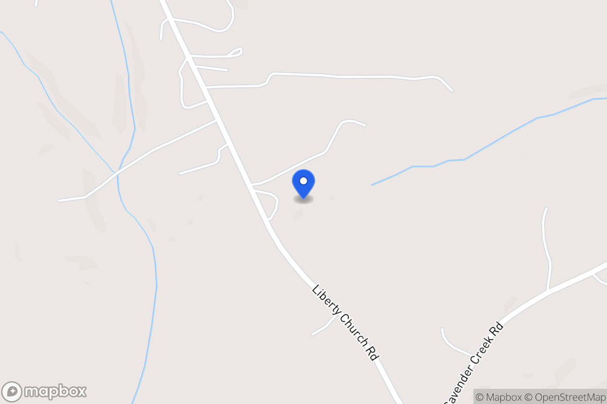 Map of 852 Liberty Church Rd