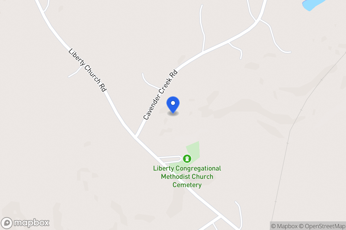 Map of 974 Cavender Creek Rd