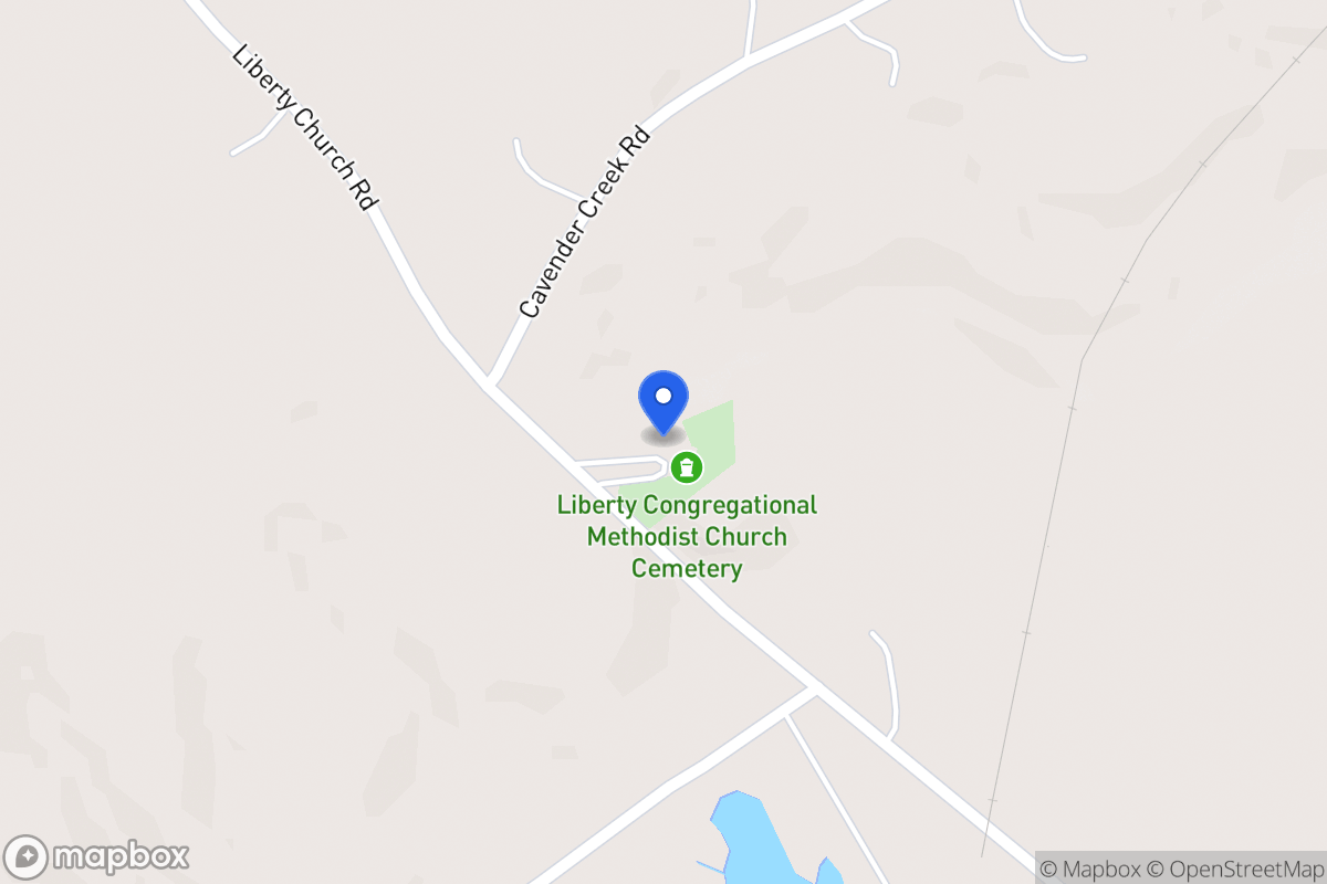 Map of 1108 Liberty Church Rd
