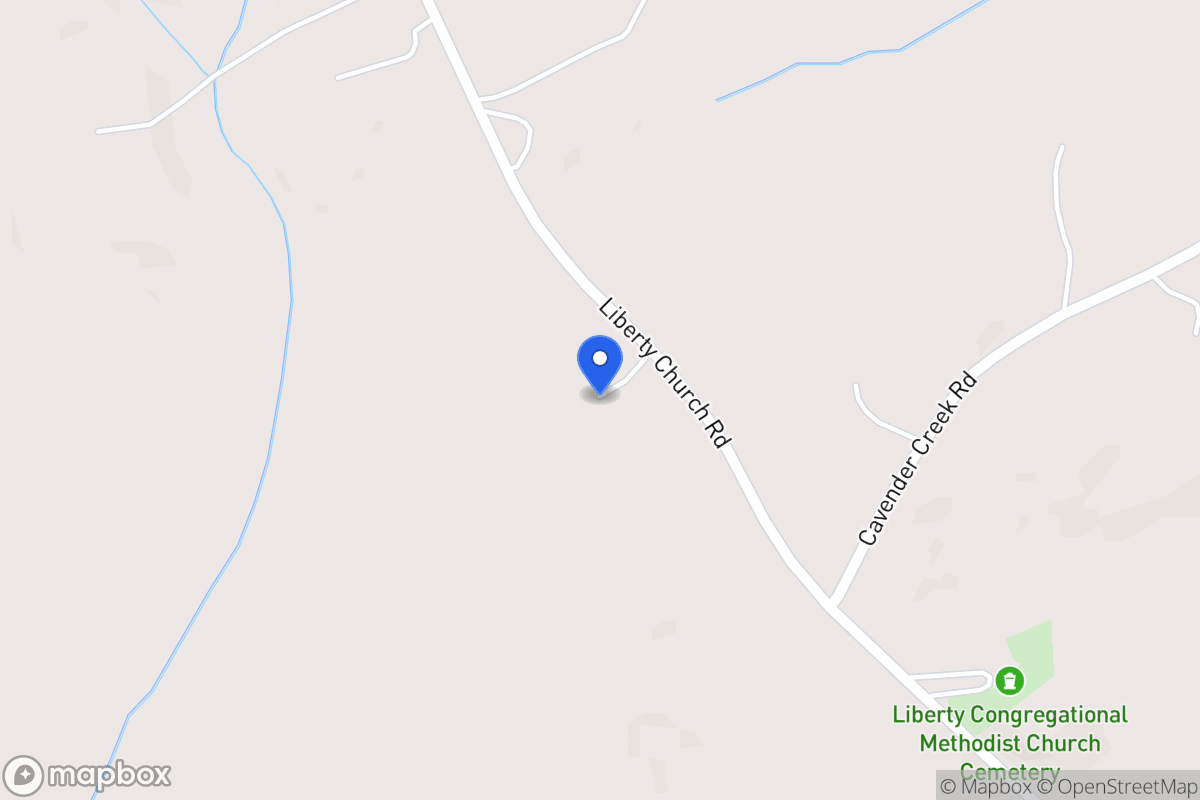 Map of 963 Liberty Church Rd