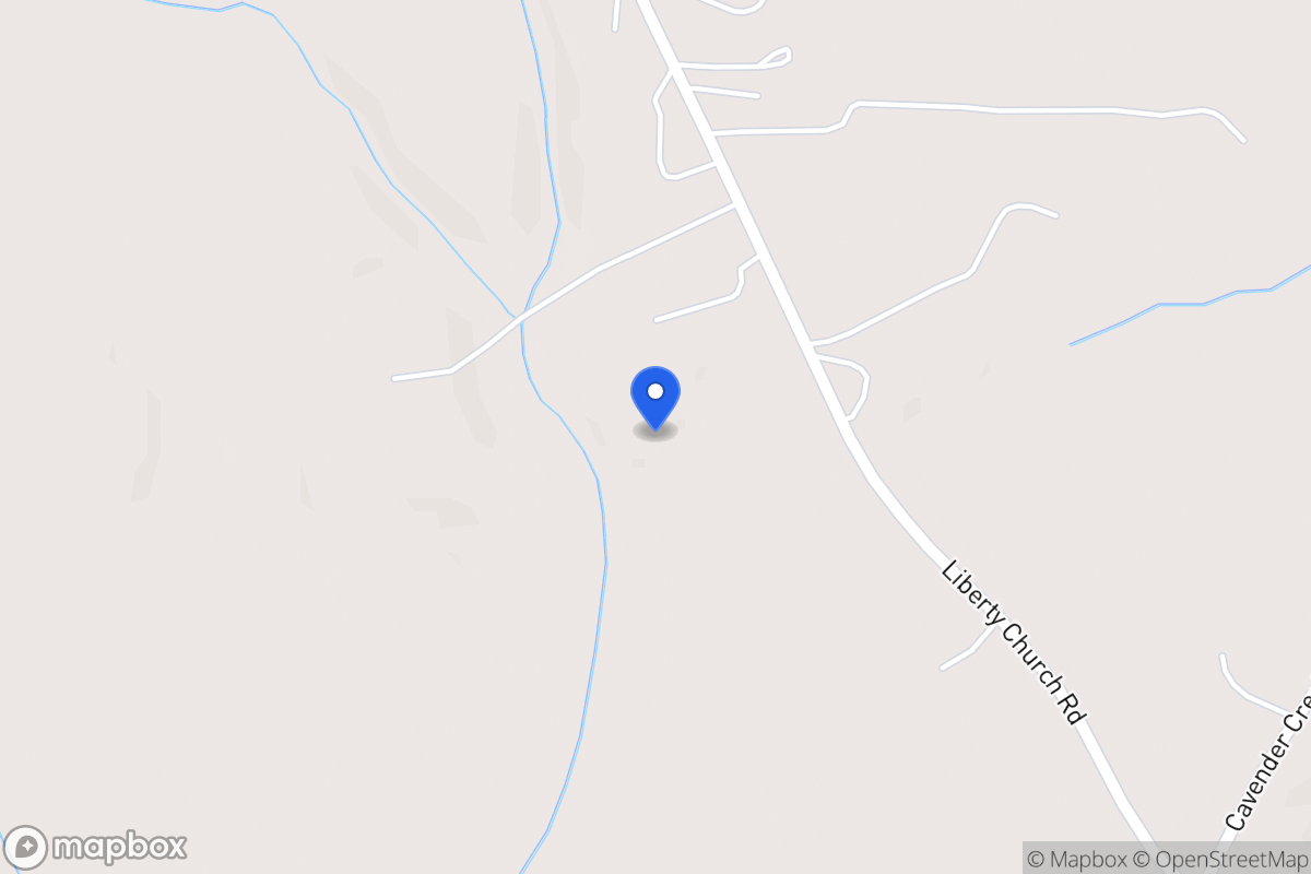 Map of 821 Liberty Church Rd