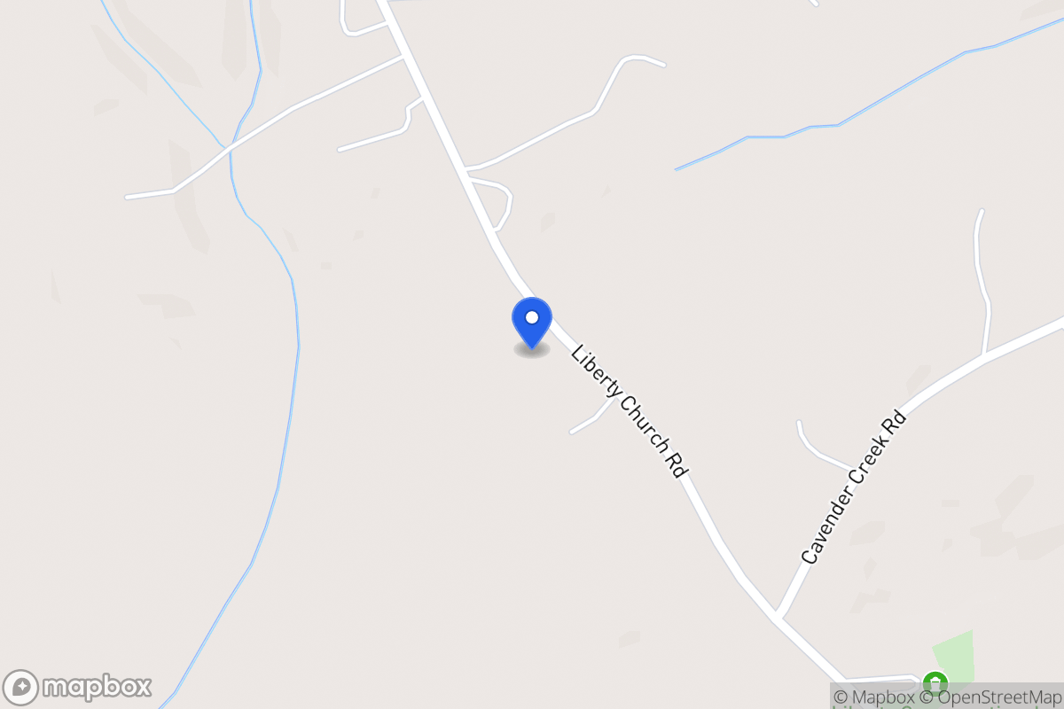 Map of 931 Liberty Church Rd