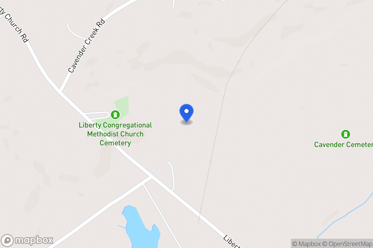 Map of 1200 Liberty Church Rd