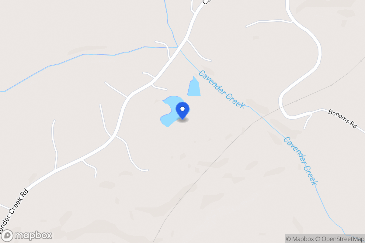 Map of 712 Cavender Creek Rd