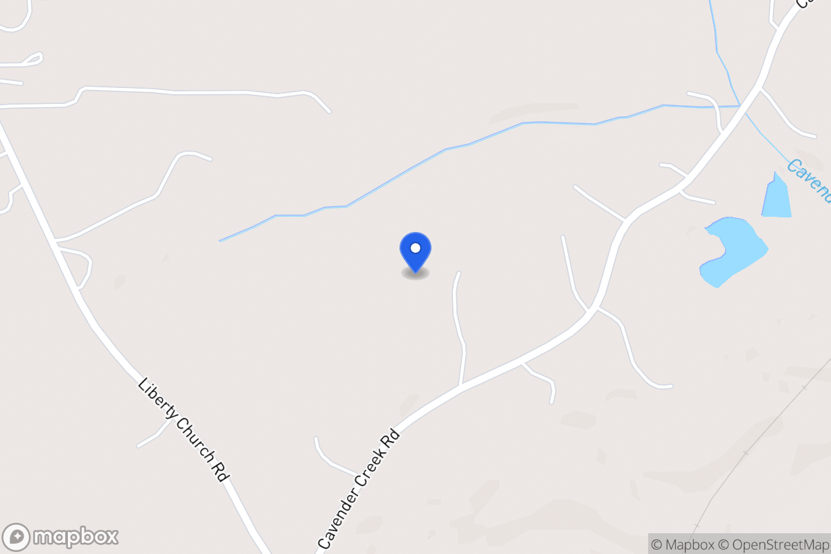 Map of 903 Cavender Creek Rd