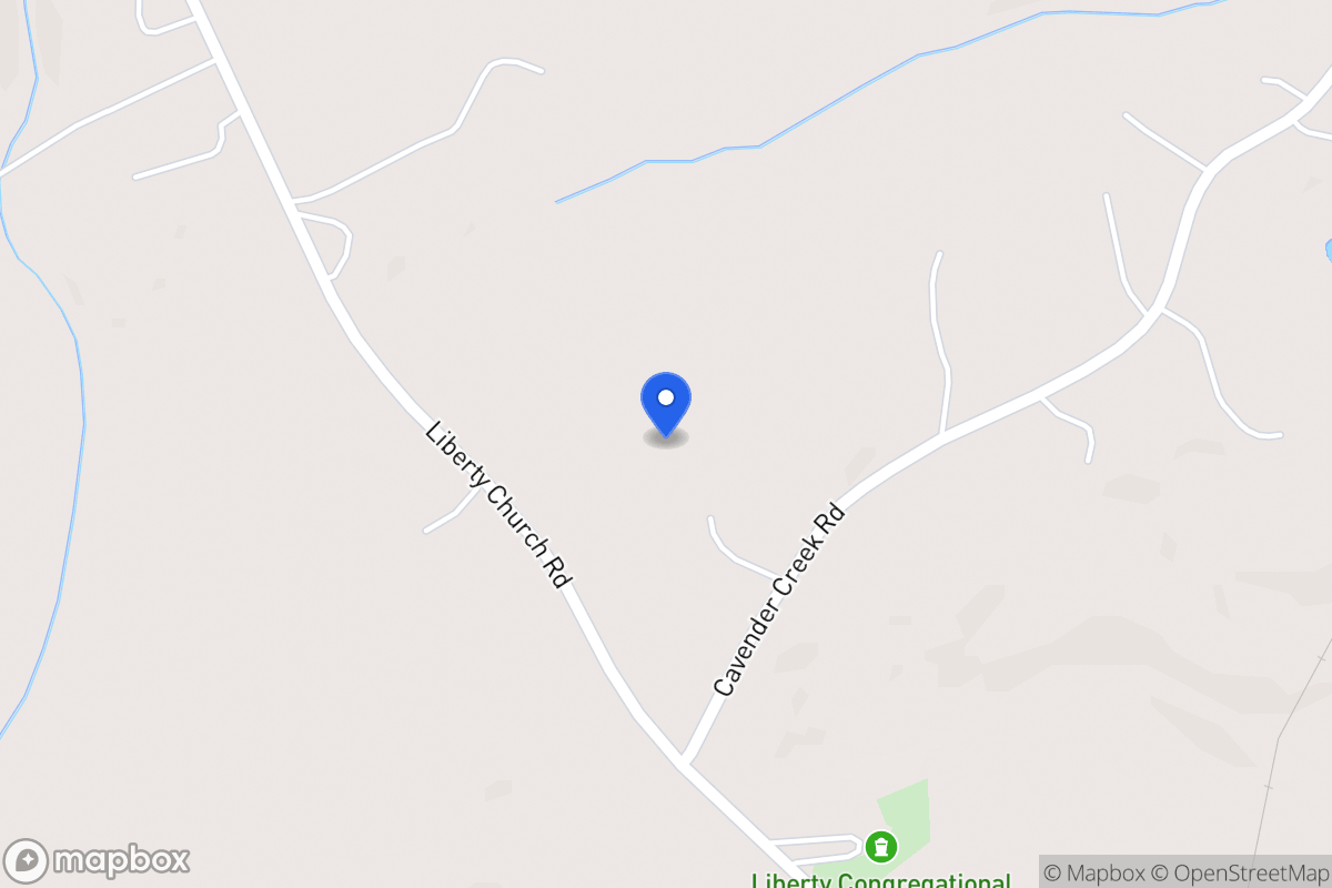 Map of 969 Cavender Creek Rd