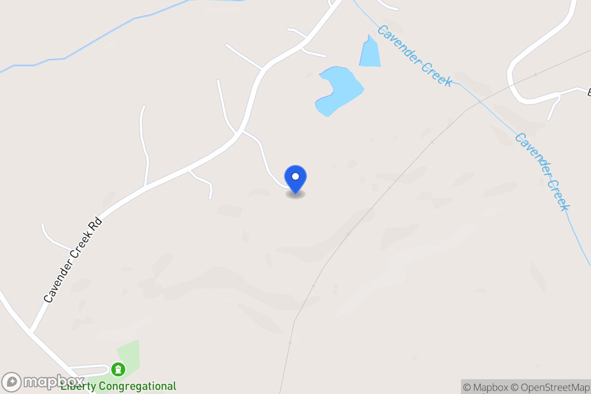 Map of 850 Cavender Creek Rd