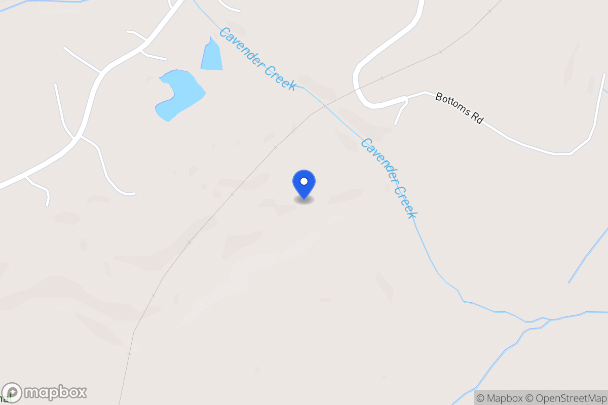 Map of Bottoms Rd