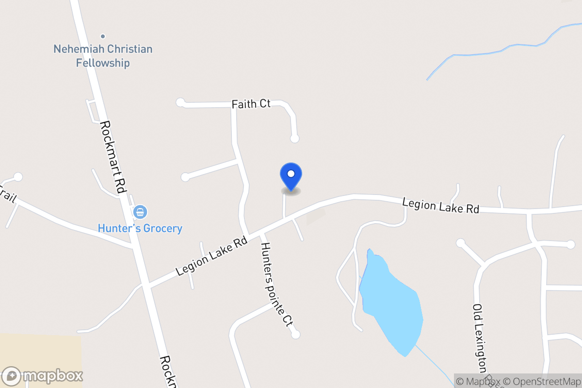 Map of 100 Legion Lake Rd