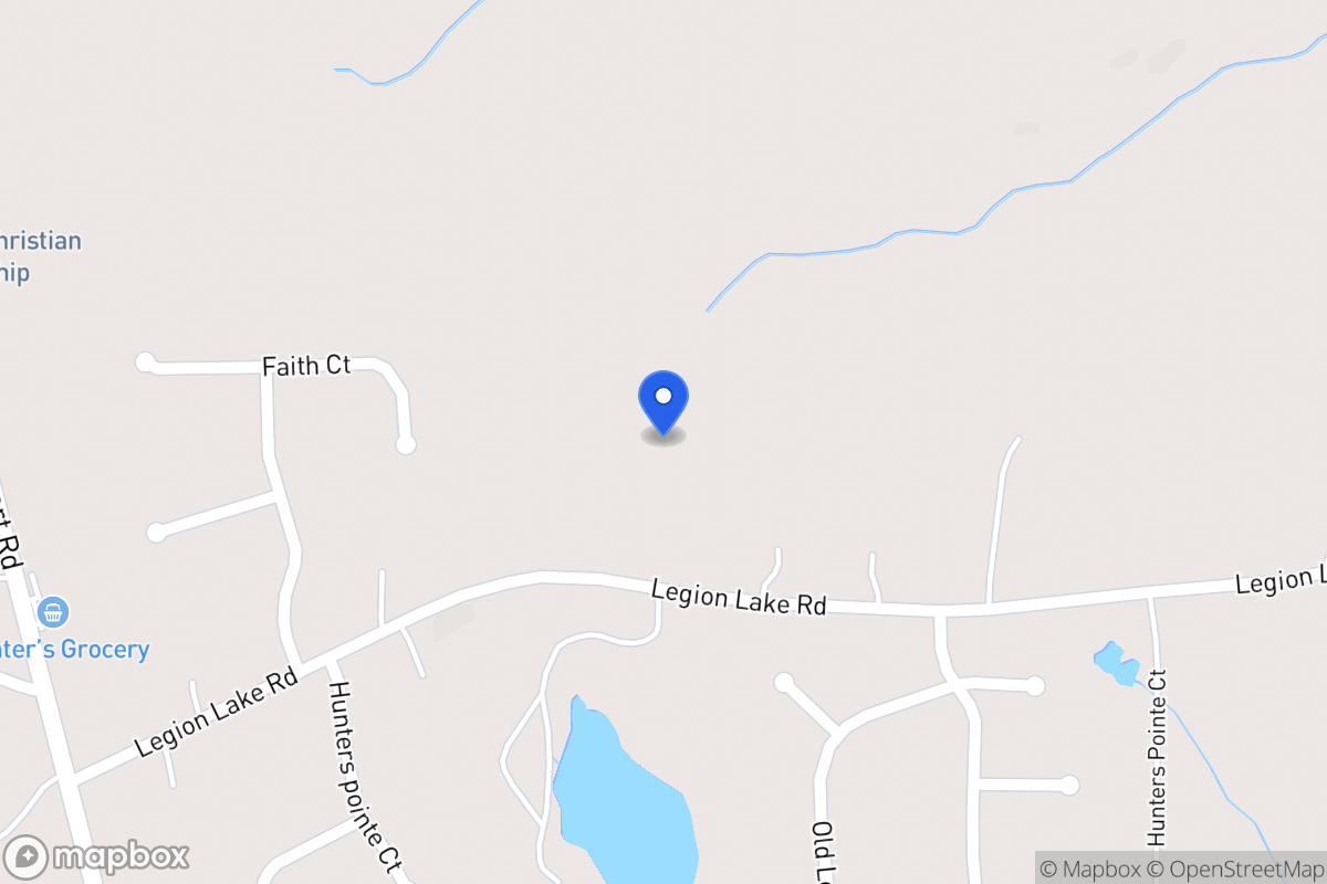 Map of 214 Legion Lake Rd