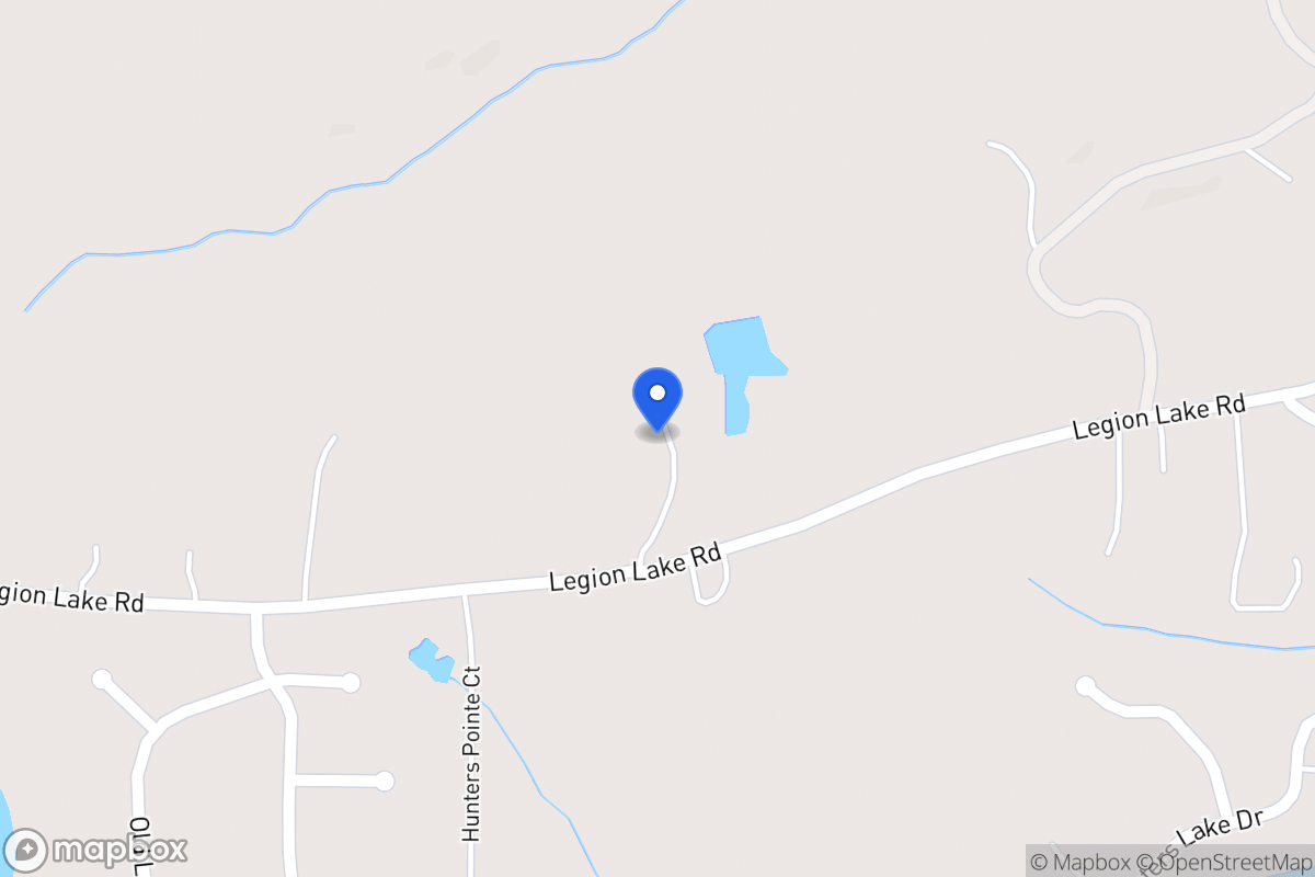 Map of 430 Legion Lake Rd