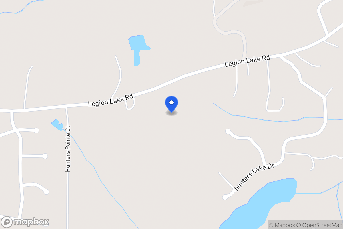 Map of 391 Legion Lake Rd