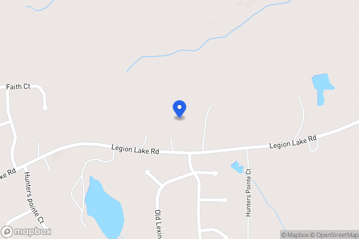 Map of 256 Legion Lake Rd