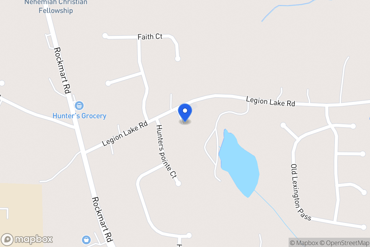 Map of 105 Legion Lake Rd