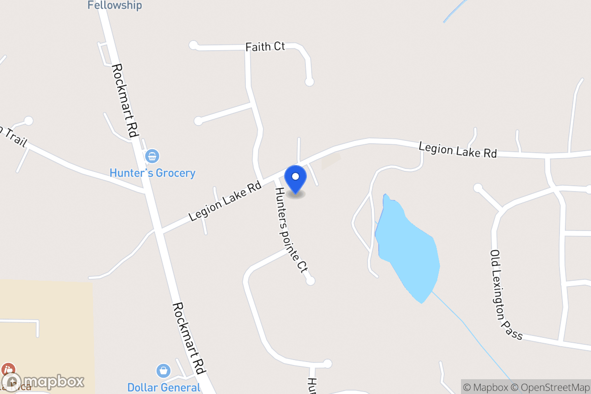 Map of 87 Legion Lake Rd