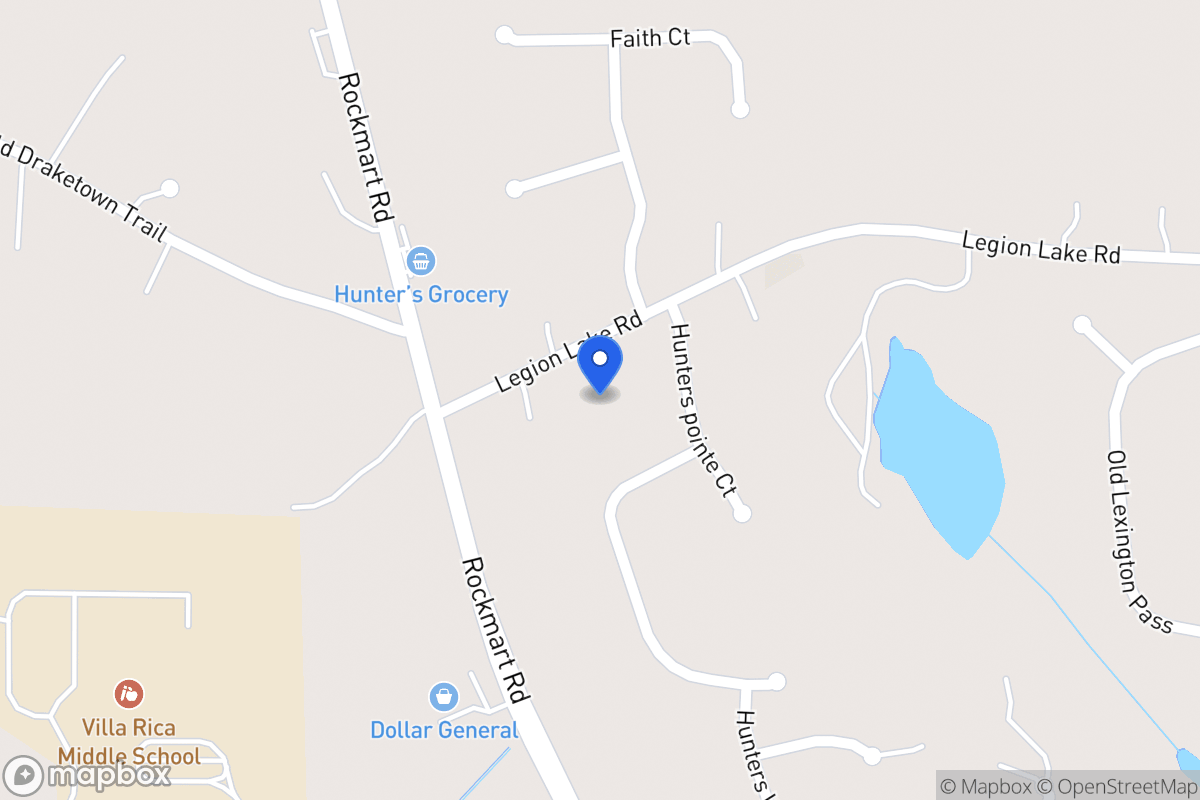 Map of 45 Legion Lake Rd