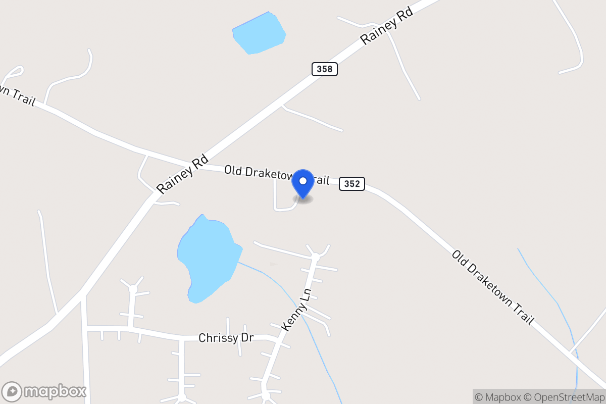 Map of 654 Old Draketown Trl