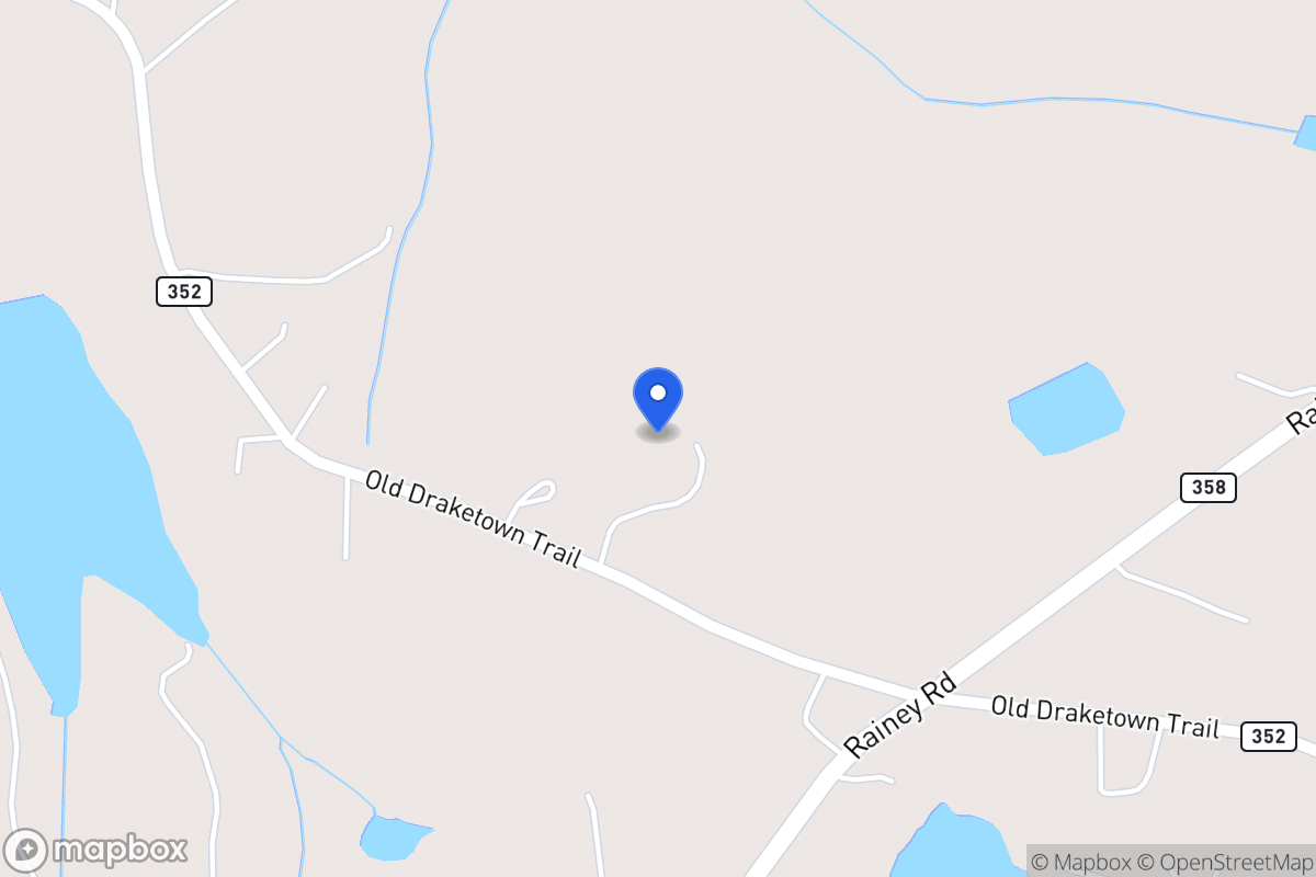 Map of 833 Old Draketown Trl