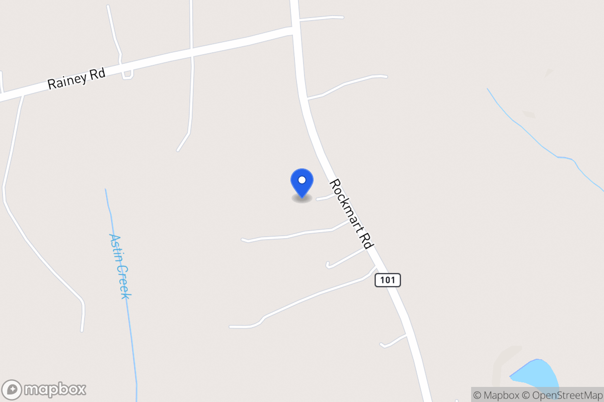 Map of 3144 Rockmart Rd