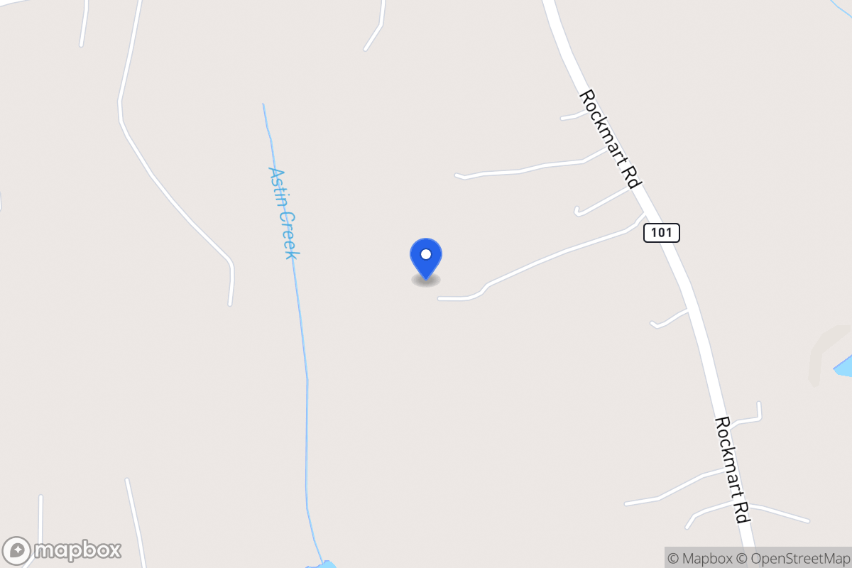 Map of 3068 Rockmart Rd