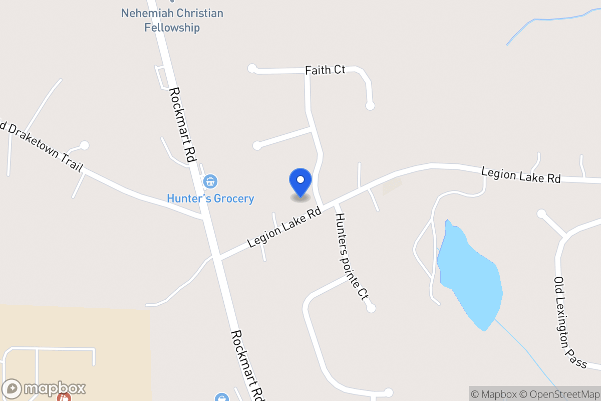 Map of 64 Legion Lake Rd