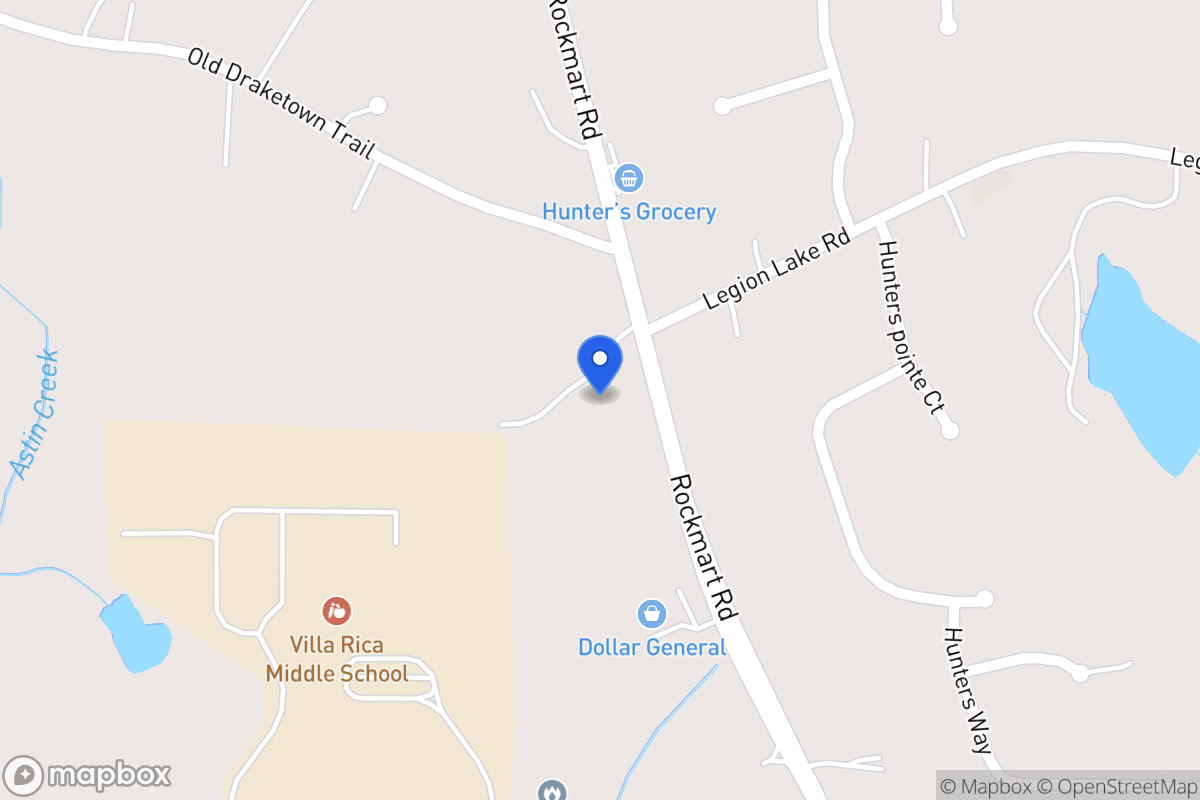 Map of 2654 Rockmart Rd