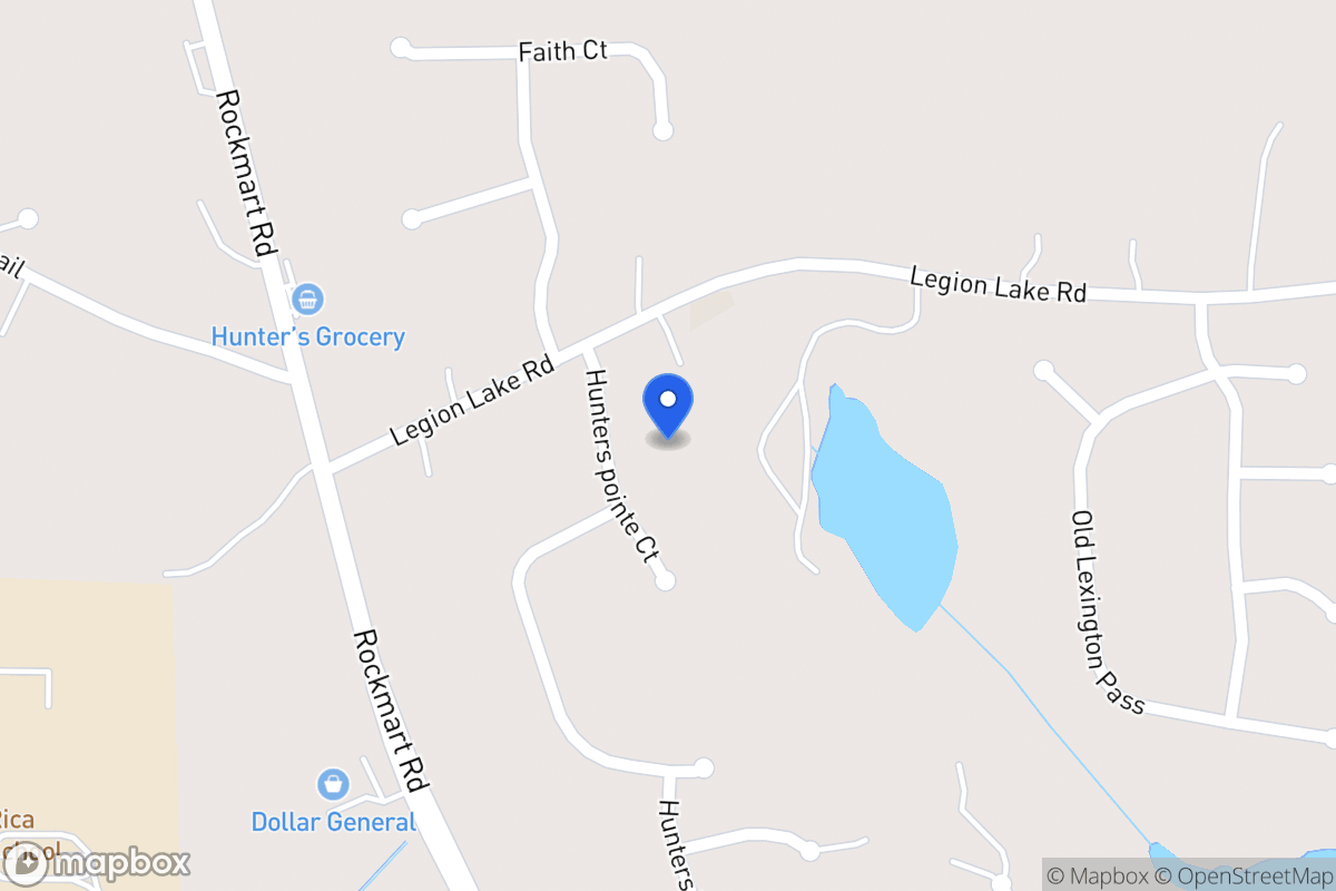 Map of 110 Hunters Pointe Ct