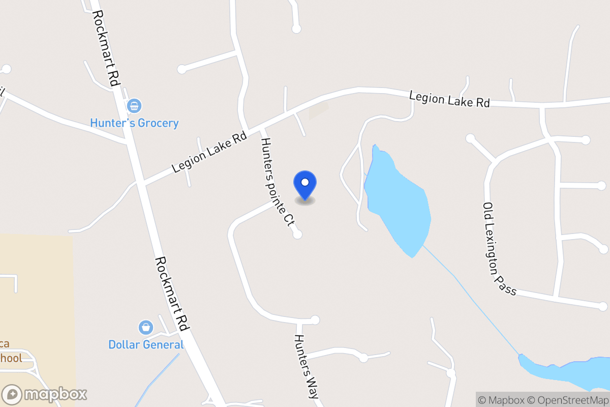 Map of 122 Hunters Pointe Ct