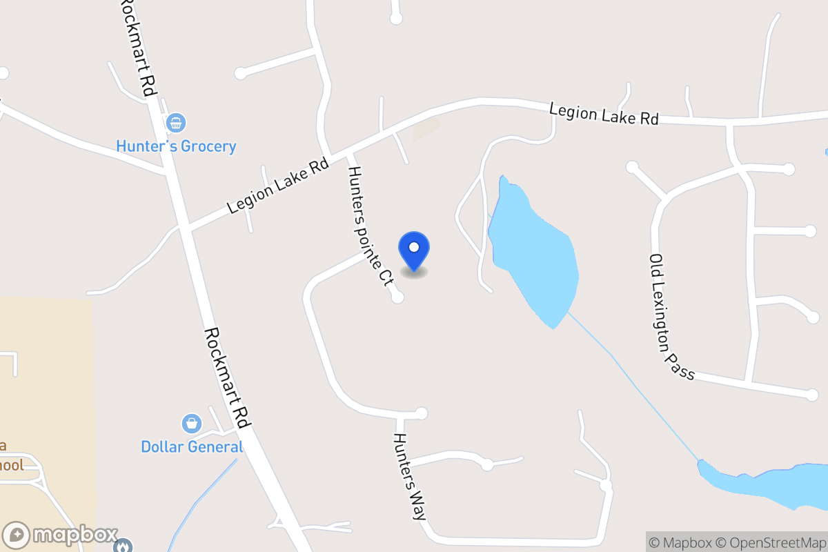 Map of 128 Hunters Pointe Ct