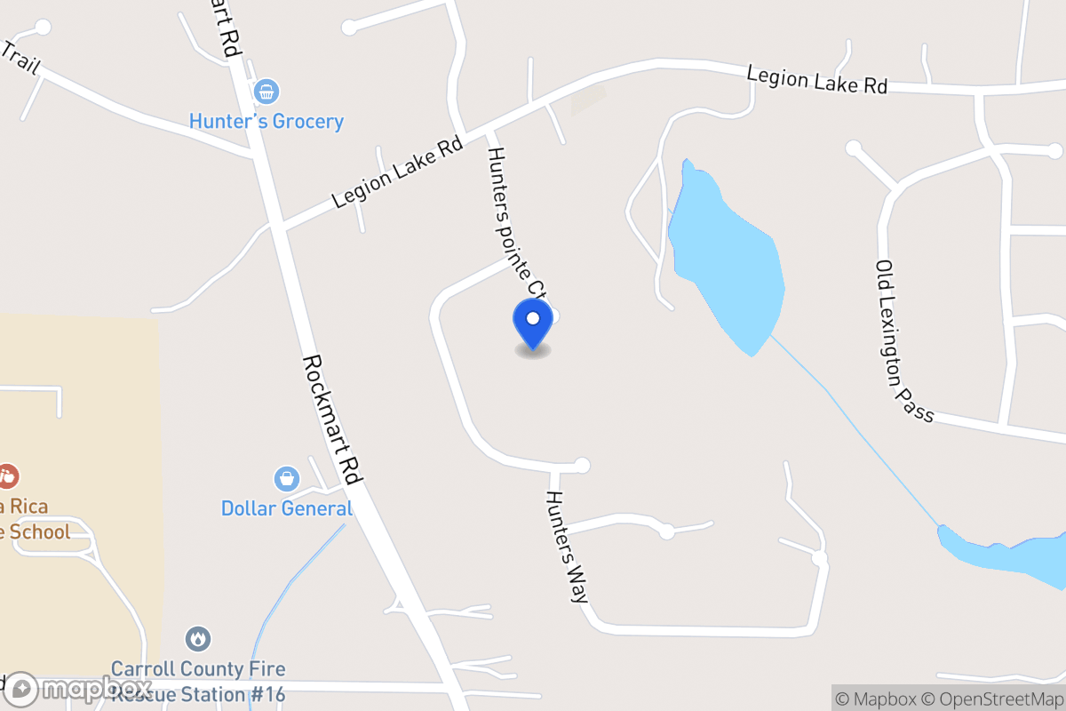 Map of 137 Hunters Pointe Ct