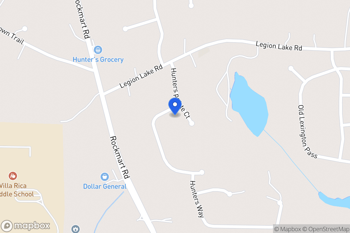 Map of 125 Hunters Pointe Ct