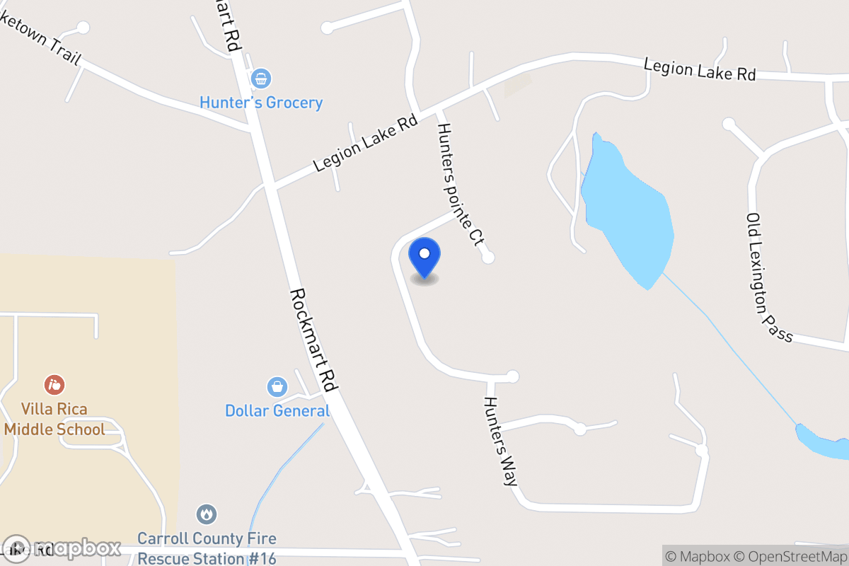 Map of 140 Hunters Pointe Dr