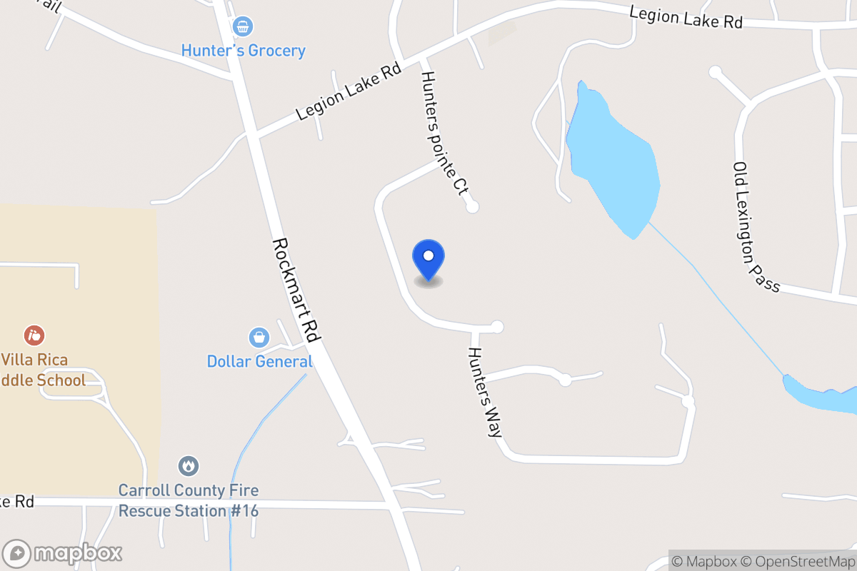 Map of 158 Hunters Pointe Dr