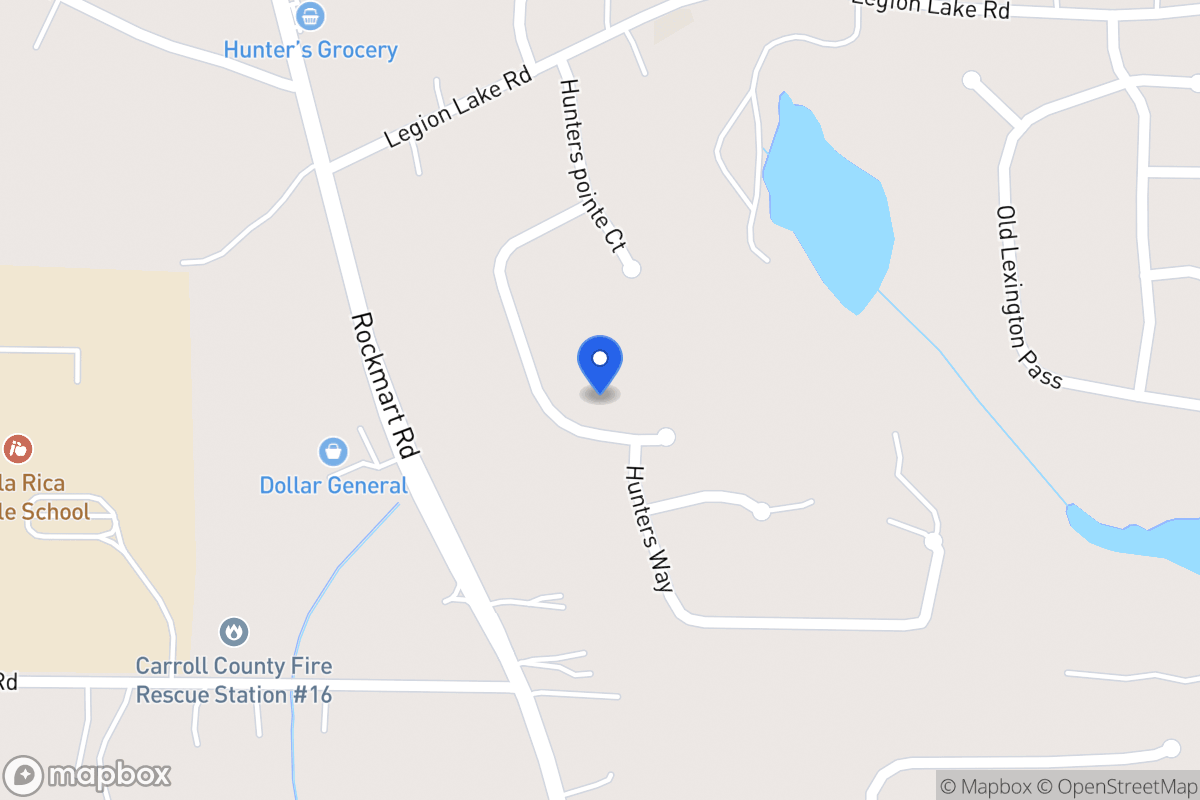 Map of 164 Hunters Pointe Dr