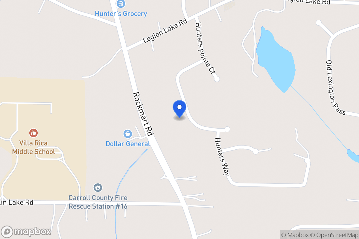 Map of 151 Hunters Pointe Dr