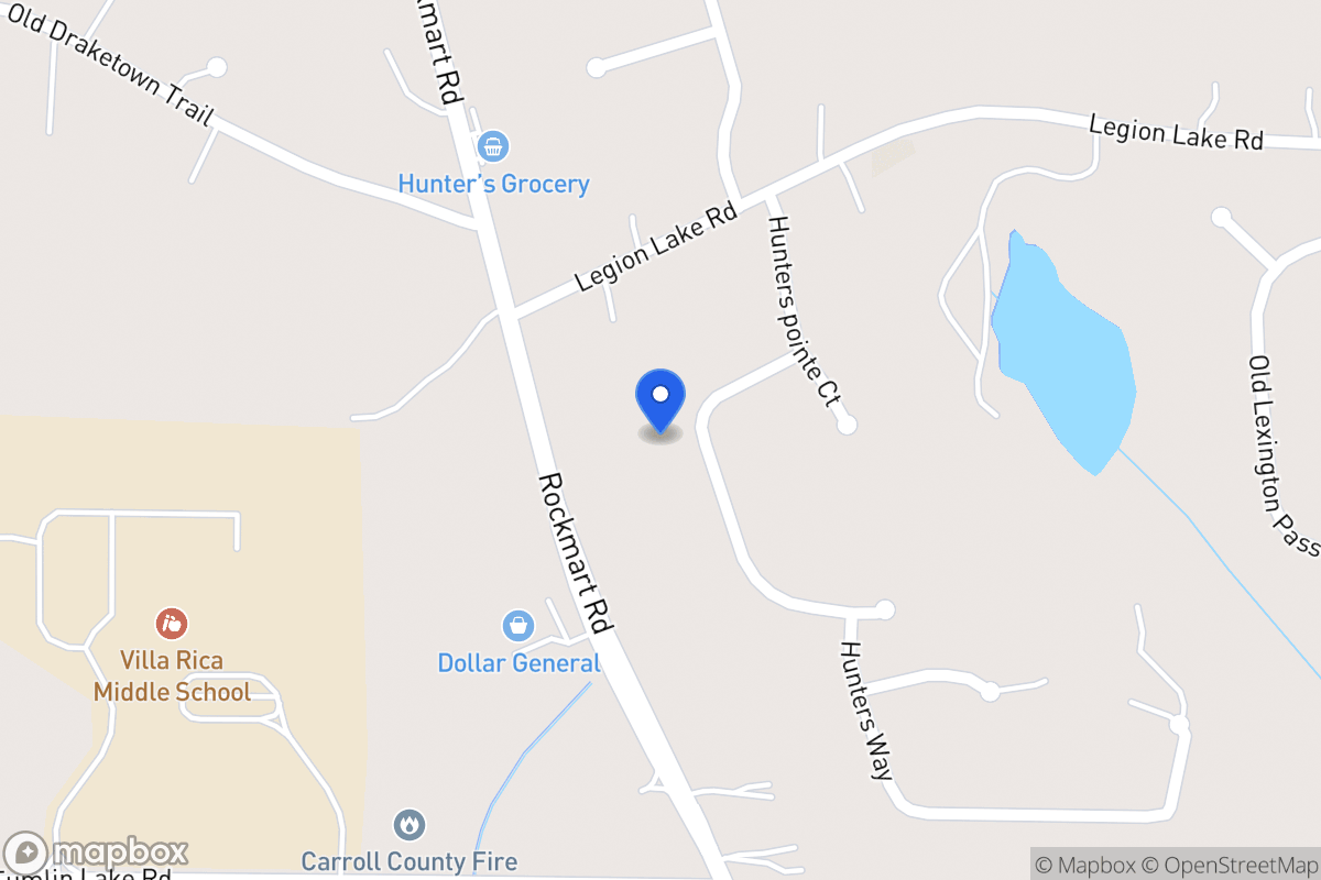 Map of 133 Hunters Pointe Dr