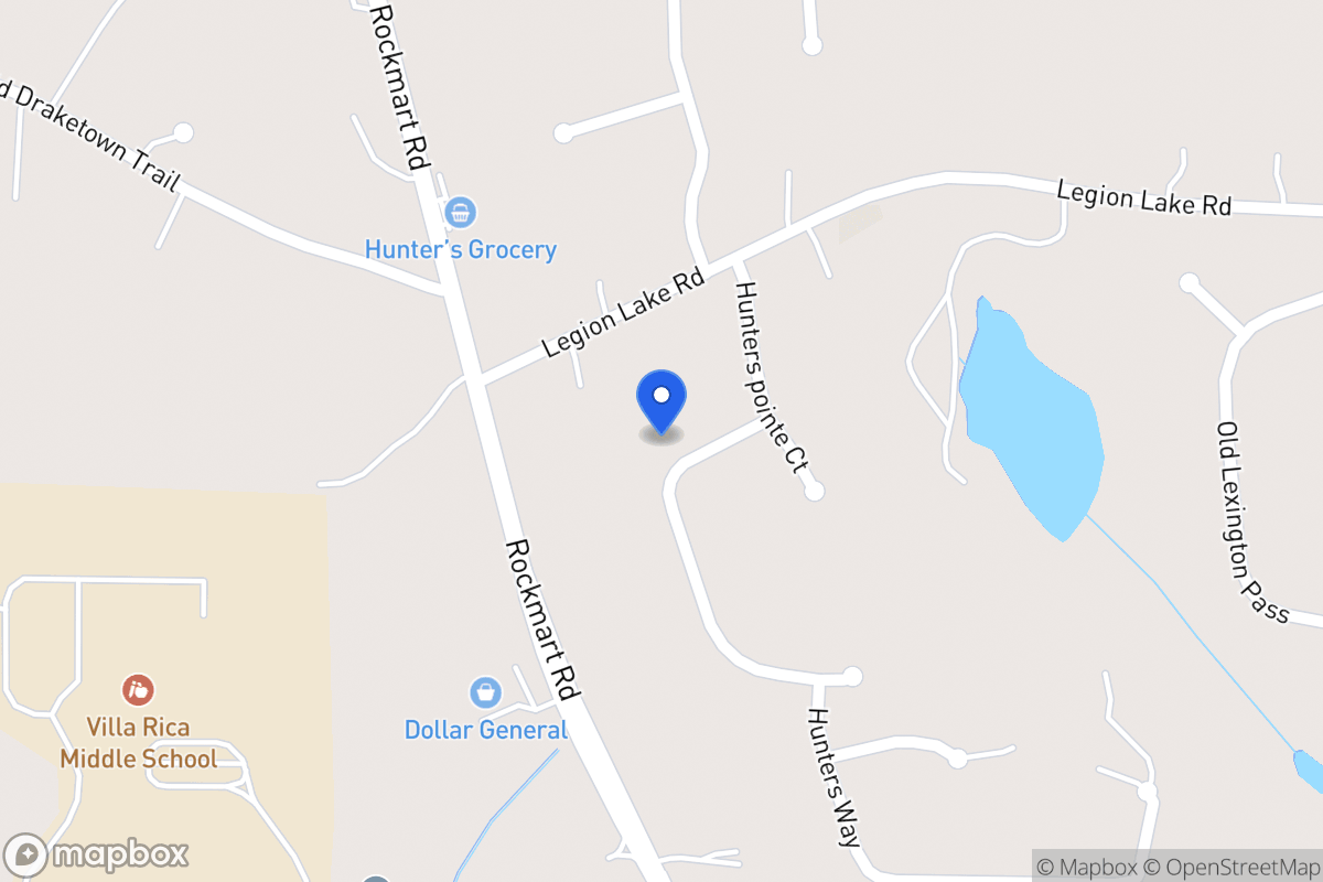 Map of 121 Hunters Pointe Dr