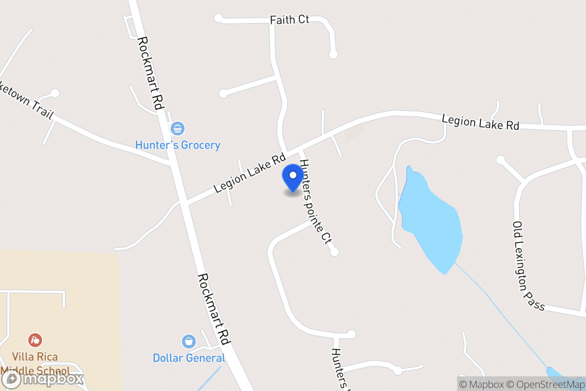Map of 107 Hunters Pointe Ct