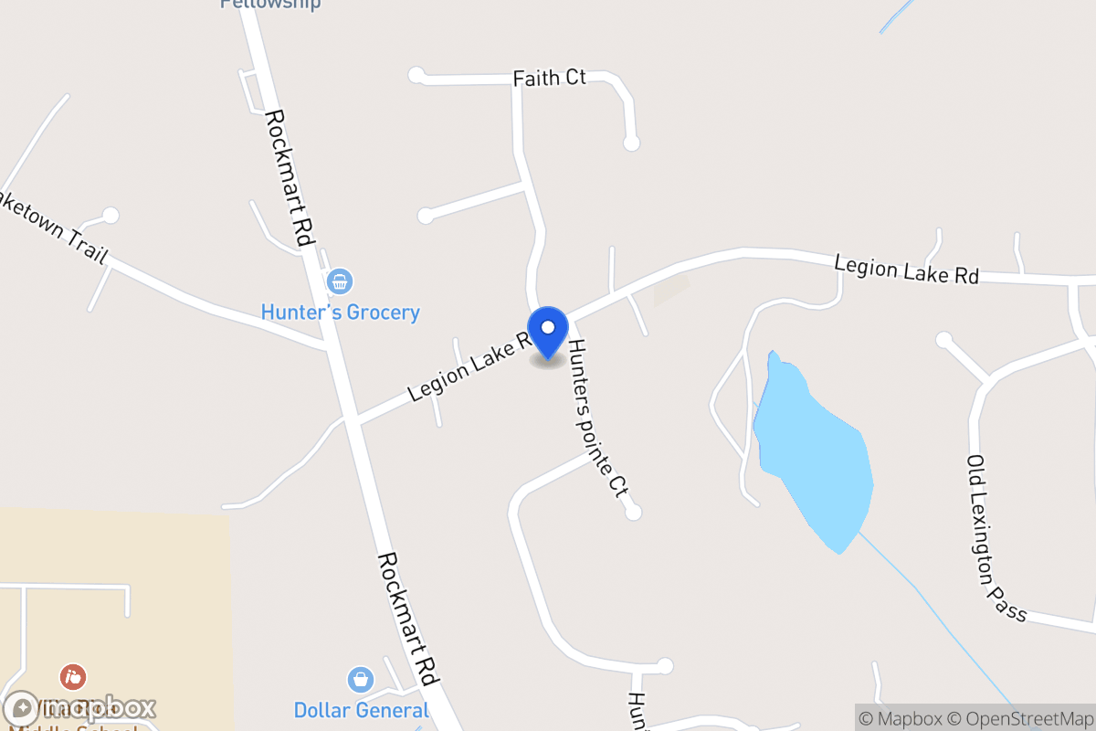 Map of 101 Hunters Pointe Ct