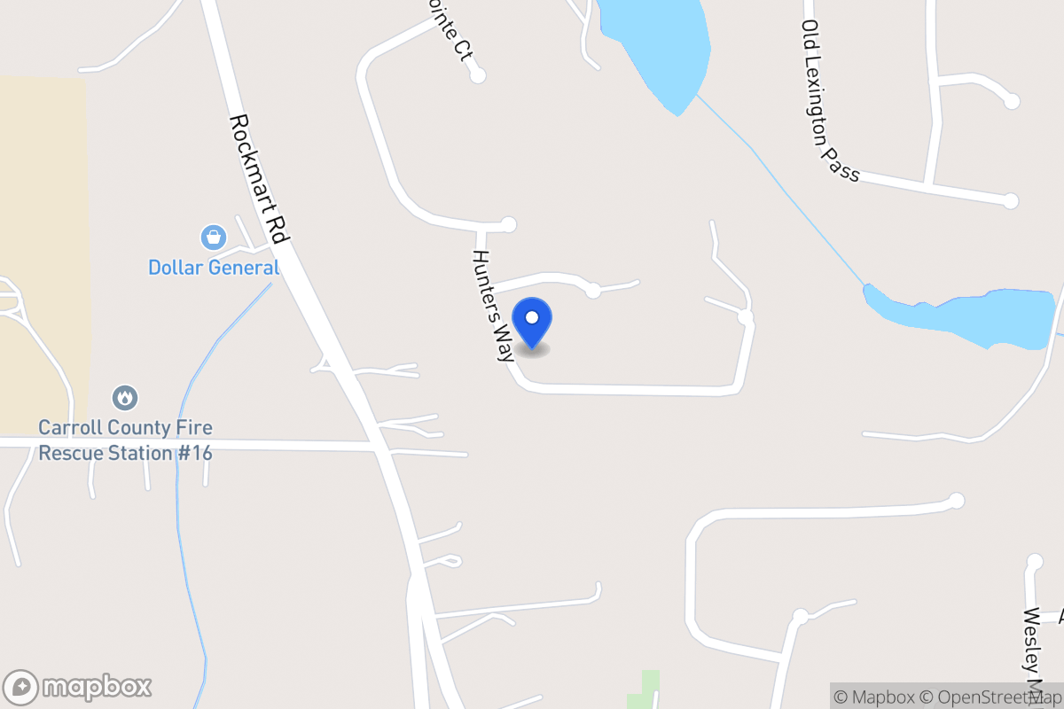 Map of 132 Hunters Way