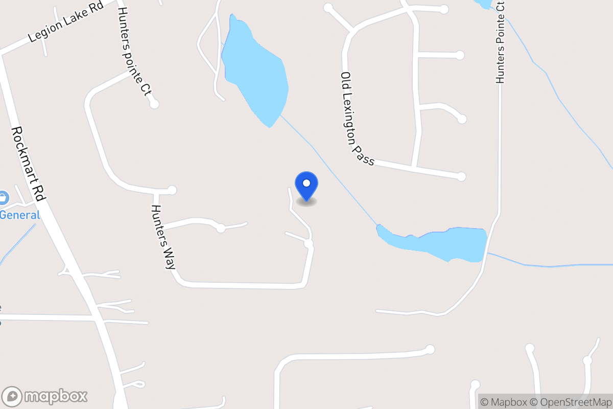 Map of 219 Hunters Way