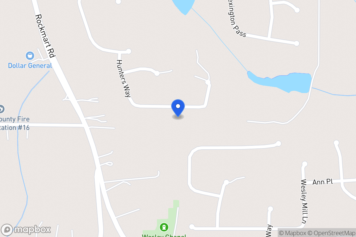 Map of 177 Hunters Way
